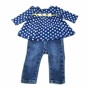 Baby Girl Clothes Outfits Top Shirt Sweatshirt +Legging Jeans Pants 2Pcs Set 3Mo